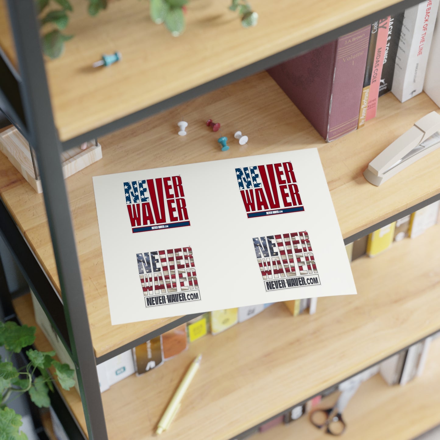 Never Waver Sticker Sheets
