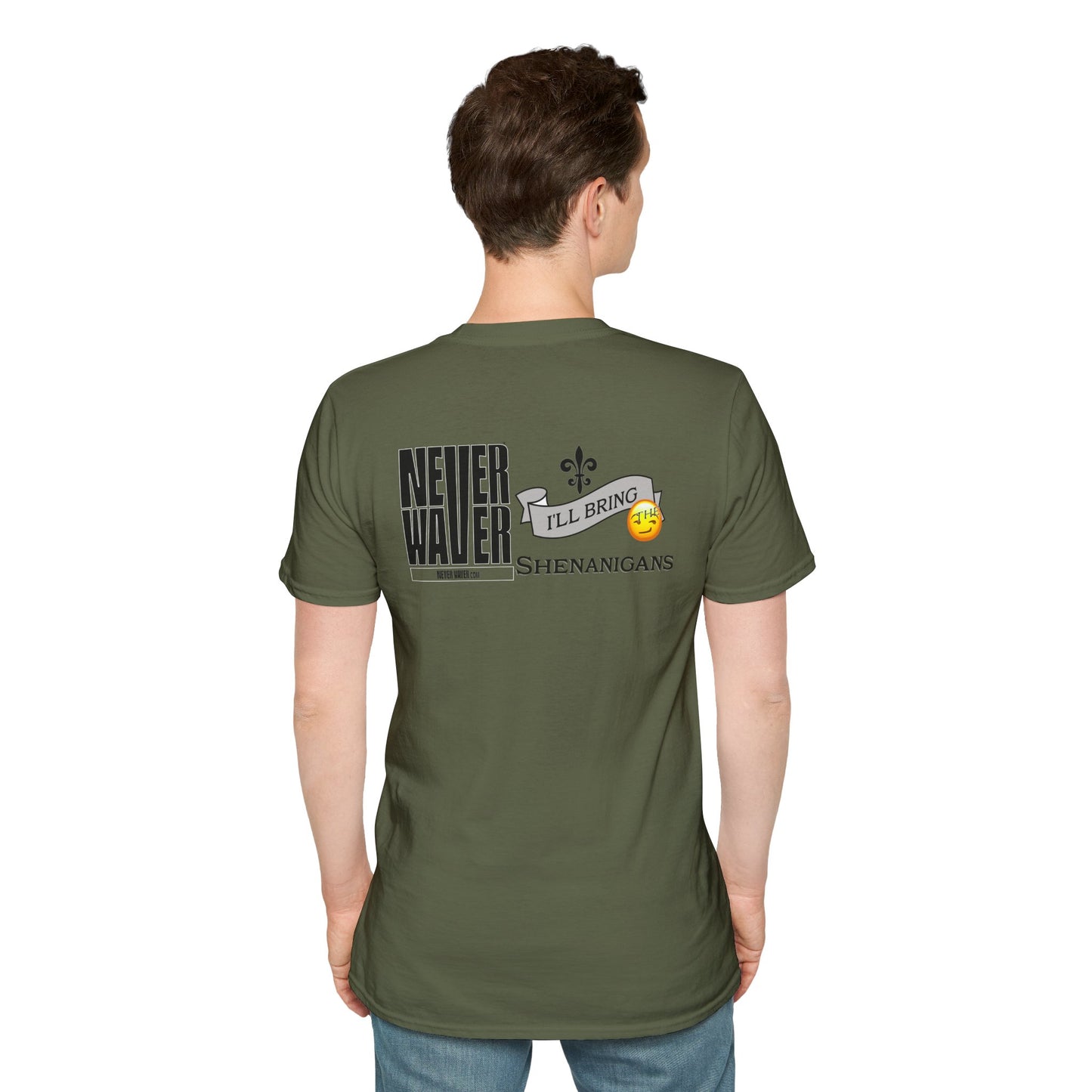 Never Waver I'll Bring The Shenanigans Unisex Softstyle T-Shirt