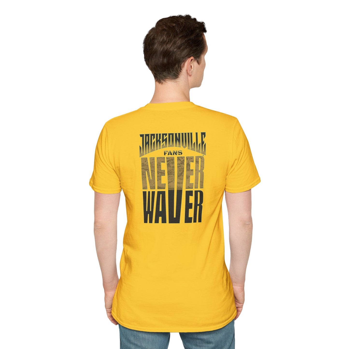 Jacksonville Fans Never Waver Unisex Softstyle T-Shirt