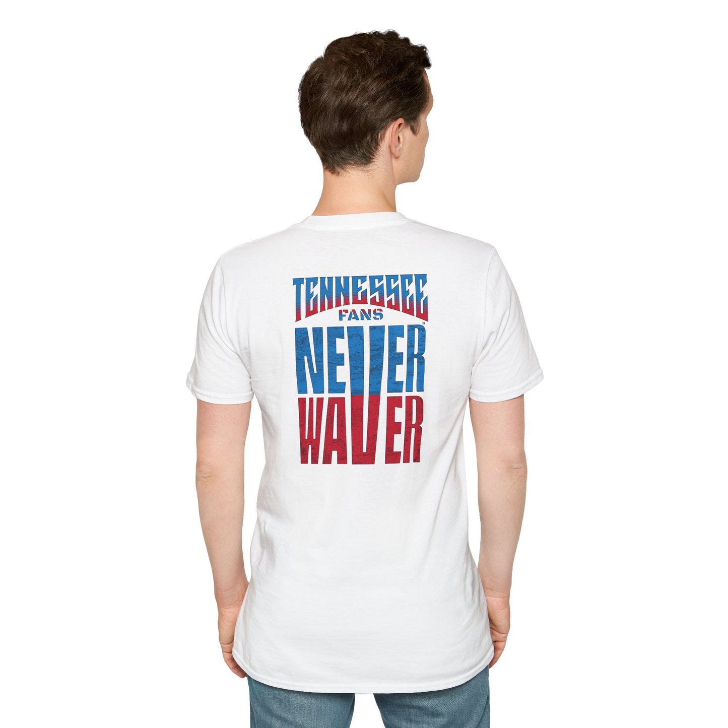 Tennessee Fans Never Waver Unisex Softstyle T-Shirt