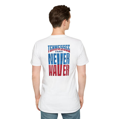 Tennessee Fans Never Waver Unisex Softstyle T-Shirt