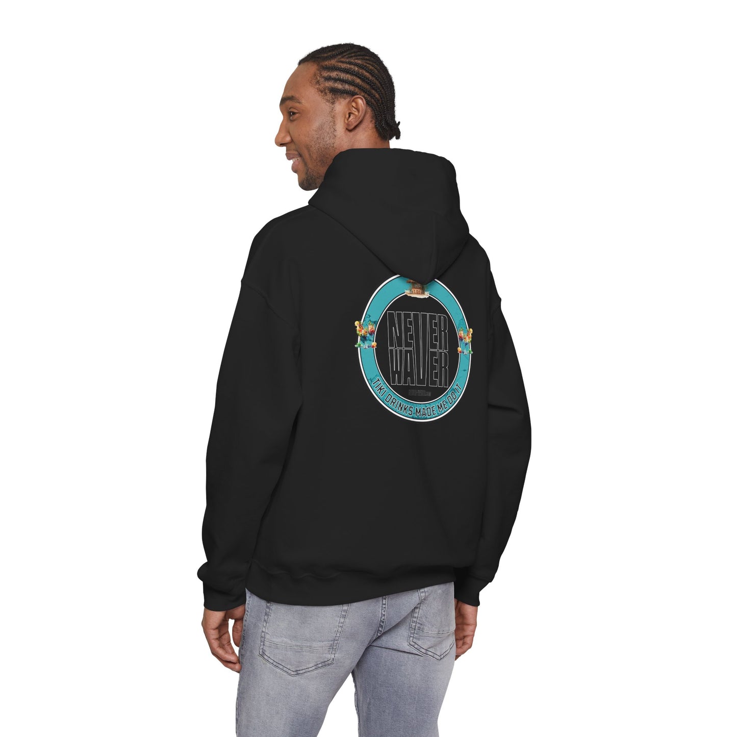 "Never Waver Tiki Drinks Made Me Do It? " Eco-Friendly Unisex Hoodie
