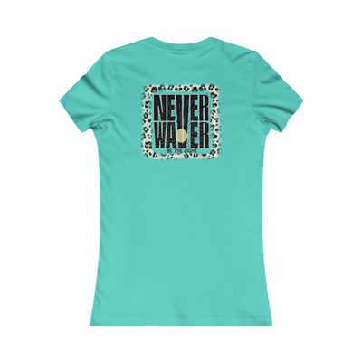 NEVER WAVER Be The Light Women's Favorite Tee
