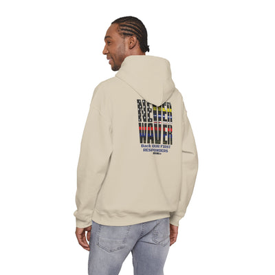 Never Waver Always Back Our First Responders Hoodie