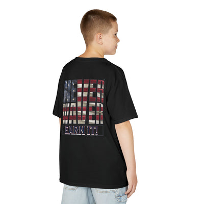 Never Waver® Earn It T-Shirt | Old-School Backbone | Kids Tee