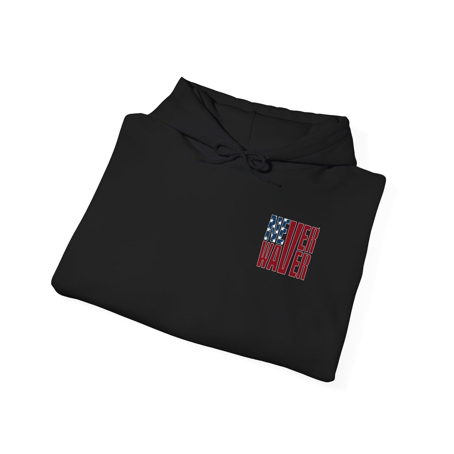 'New York Fans Never Waver' American Flag Design Unisex Heavy Blend™ Hoodie
