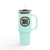 Never Waver Save Water Drink Beer Insulated 40oz Travel Mug