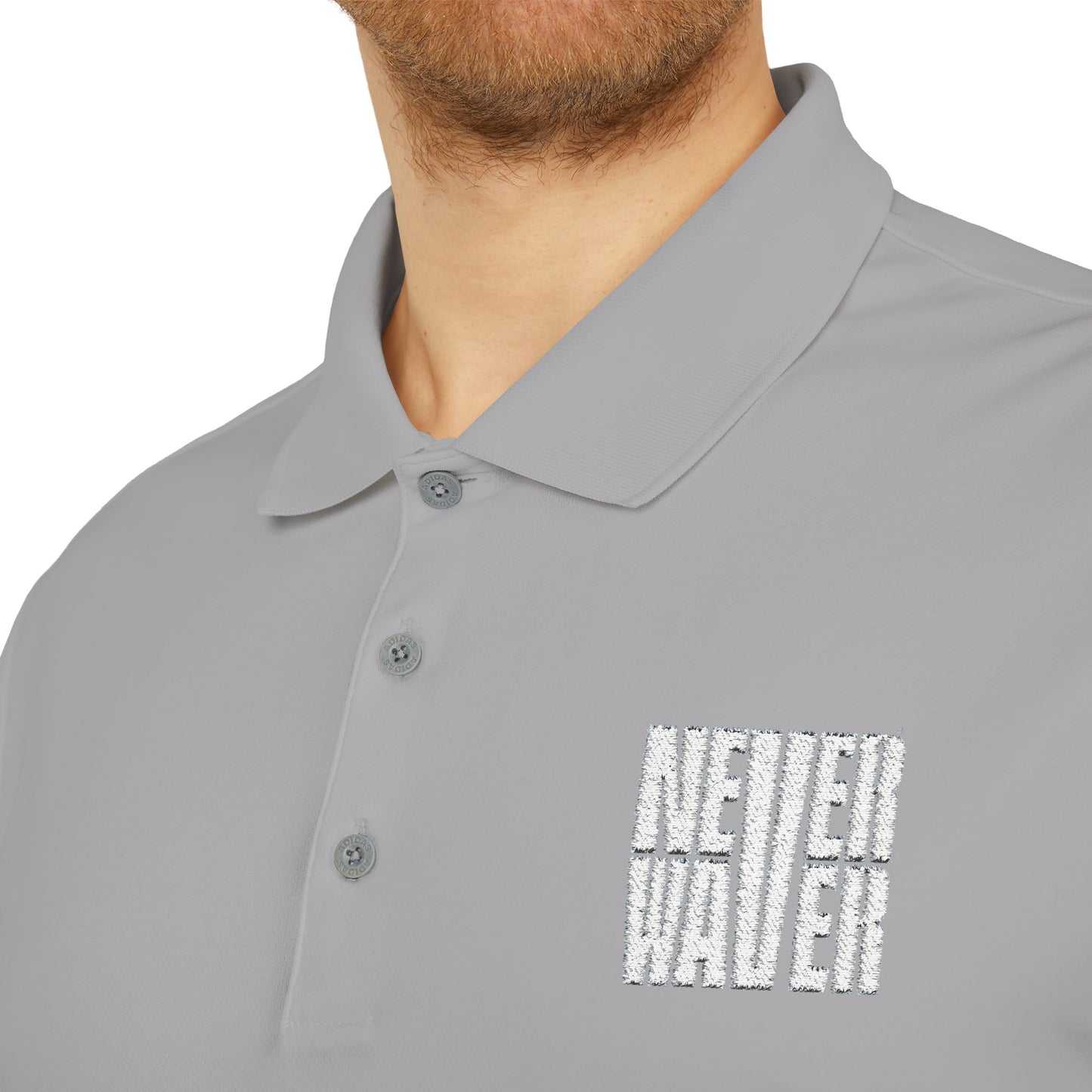 Never Waver adidas Unisex Performance Polo