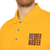 Never Waver Embroidered adidas Unisex Performance Polo