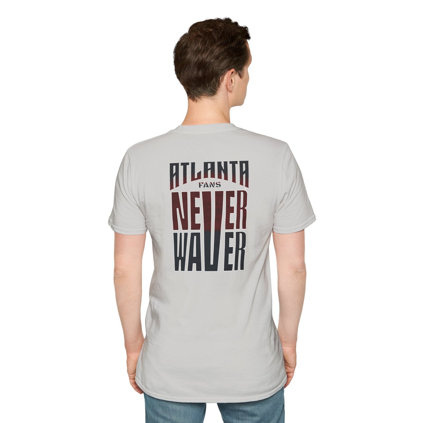 Atlanta Fans Never Waver Unisex Softstyle T-Shirt