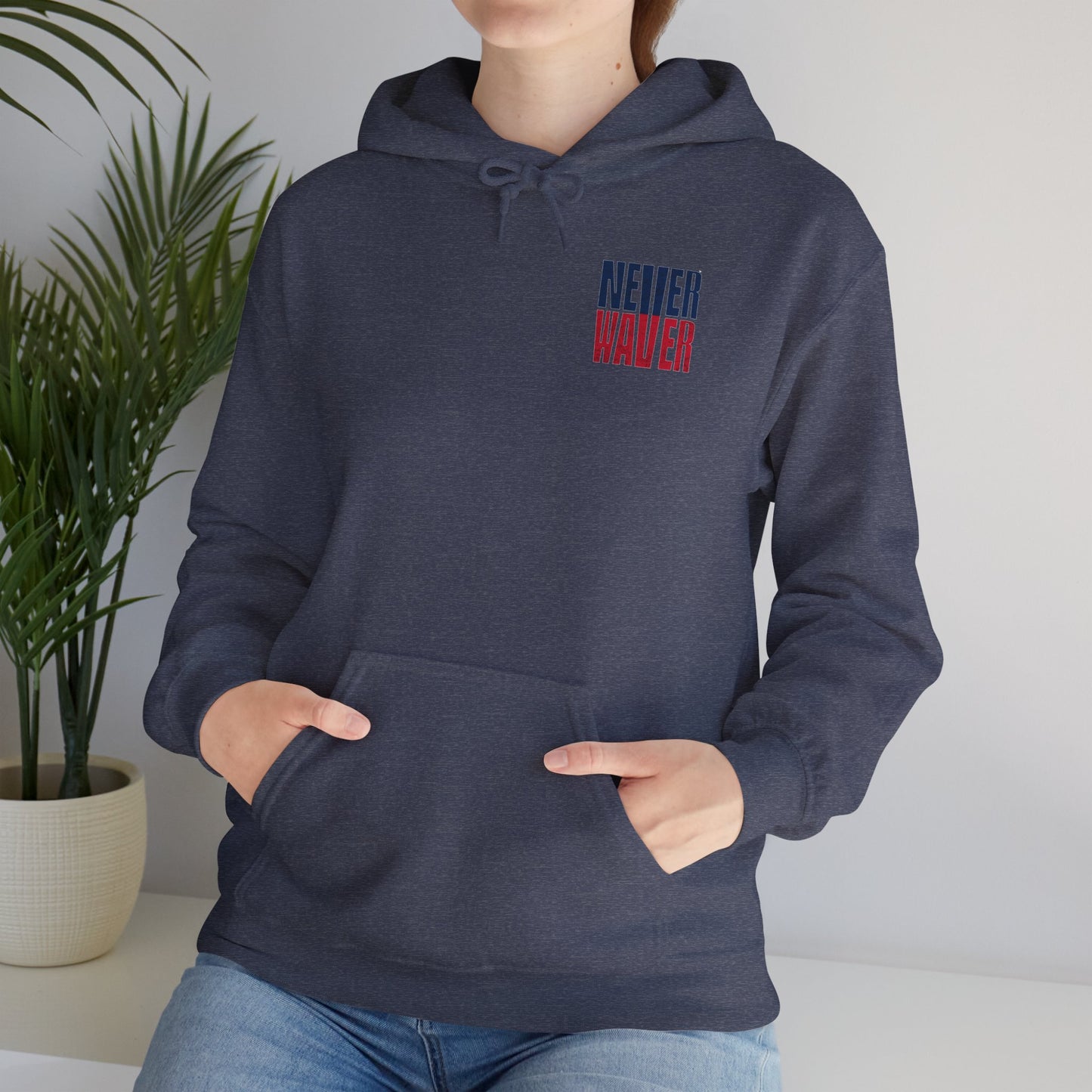 New England Fans Never Waver Heavy Blend Hoodie