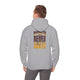 Unisex Heavy Blend™ Hooded Sweatshirt - Washington Fans Never Waver W Leopard Football- Perfect for Sports Fans by Printify