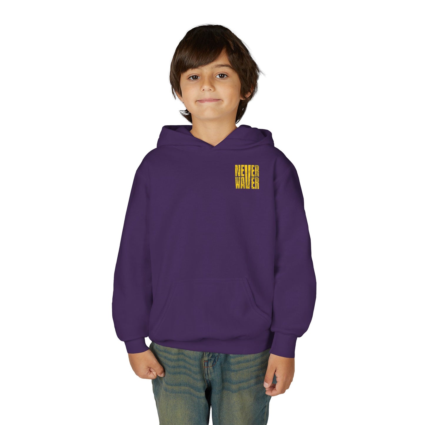 Los Angeles  Fans Never Waver Youth Heavy Blend Hooded Sweatshirt