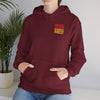 Kansas Fans Never Waver W-Leopard Football Unisex Heavy Blend™ Hooded Sweatshirt