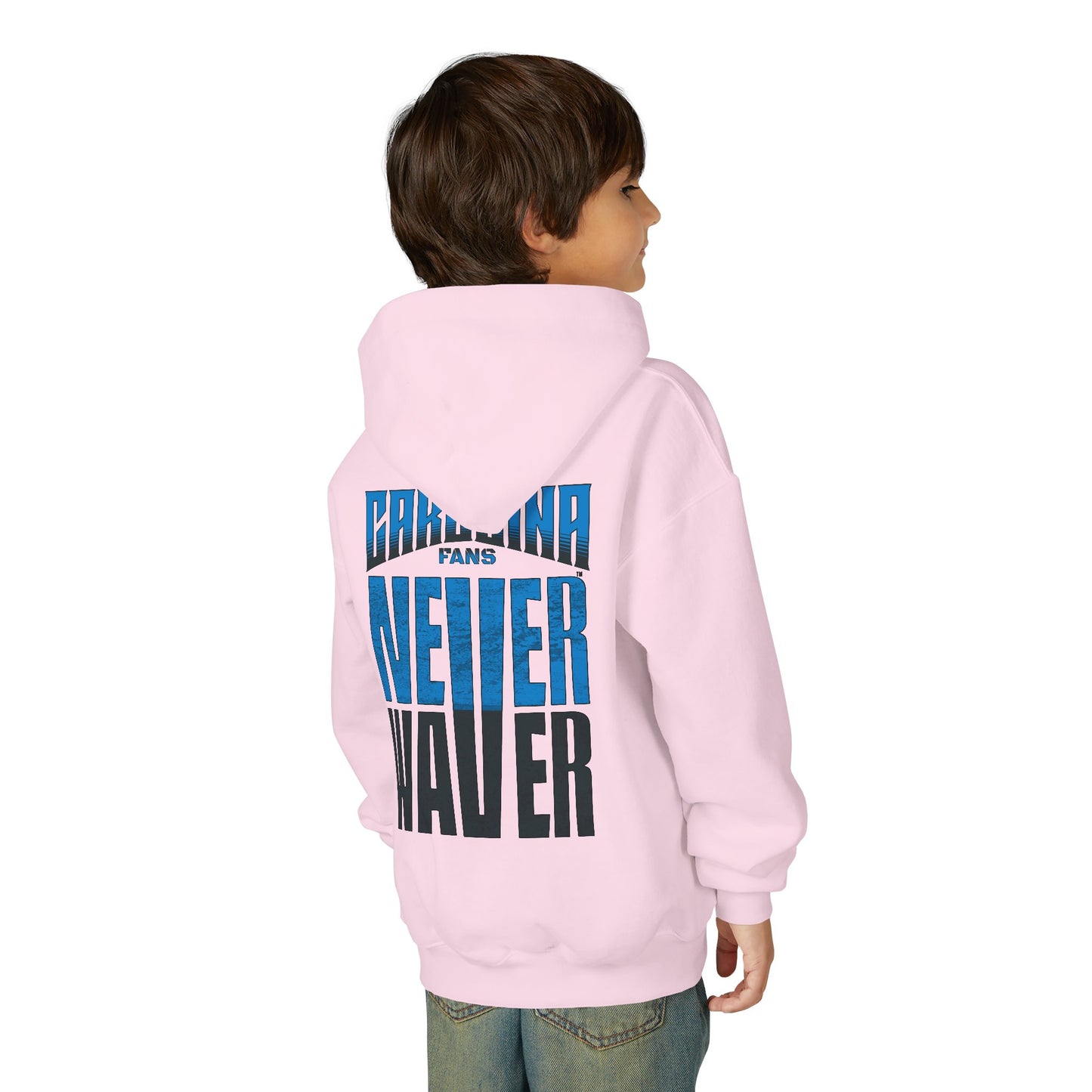 Carolina Fans Never Waver Youth Heavy Blend Hooded Sweatshirt