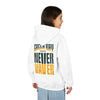 Green Bay Fans Never Waver Youth Heavy Blend Hooded Sweatshirt