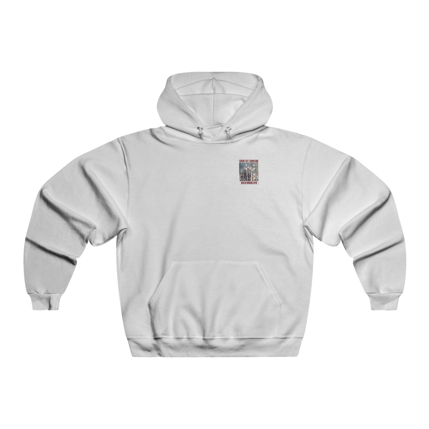 Never Waver — 'Came Out Swinging' Motivational Graphic Hoodie