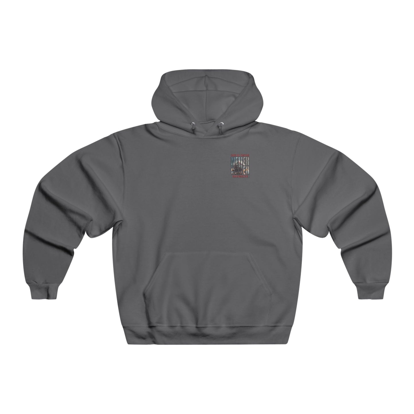 Never Waver — 'Came Out Swinging' Motivational Graphic Hoodie