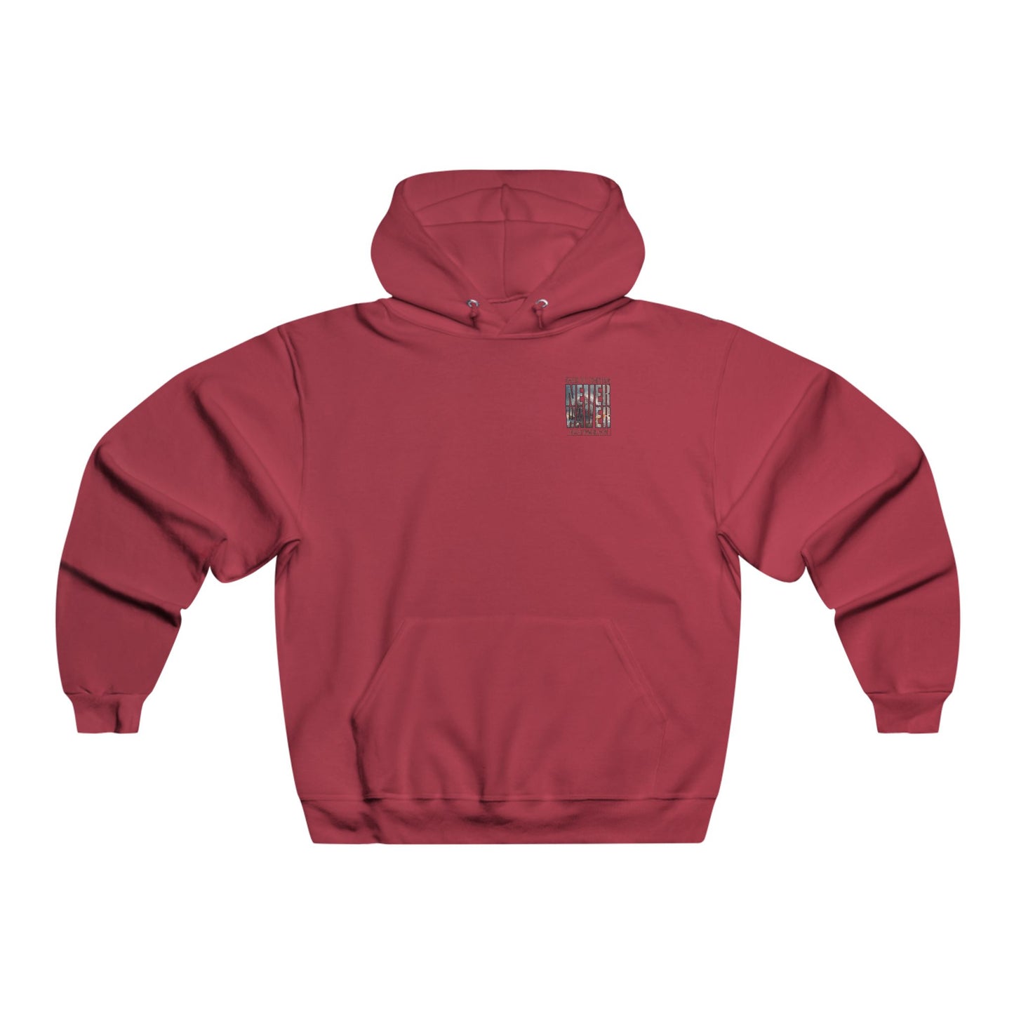 Never Waver — 'Came Out Swinging' Motivational Graphic Hoodie