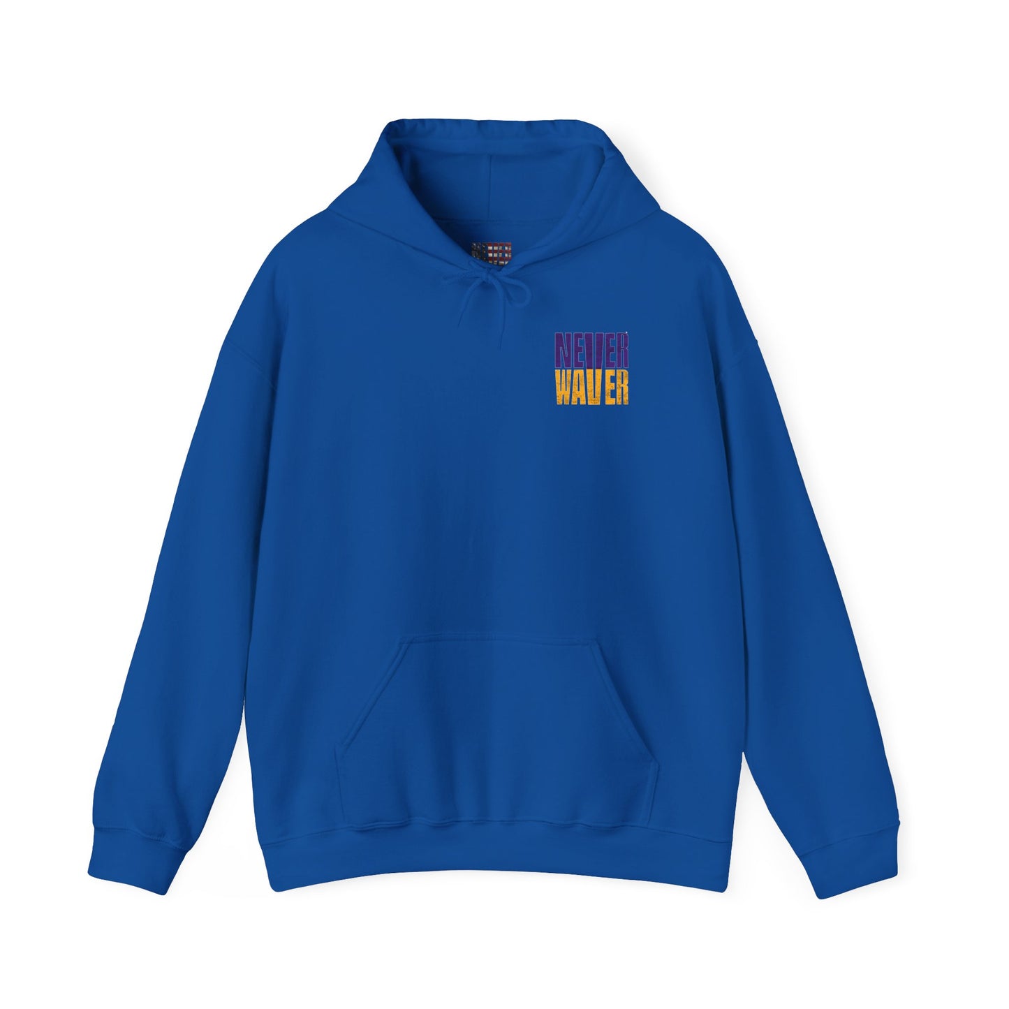 Minnesota Fans Never Waver w Leopard Football Unisex Heavy Blend™ Hoodie