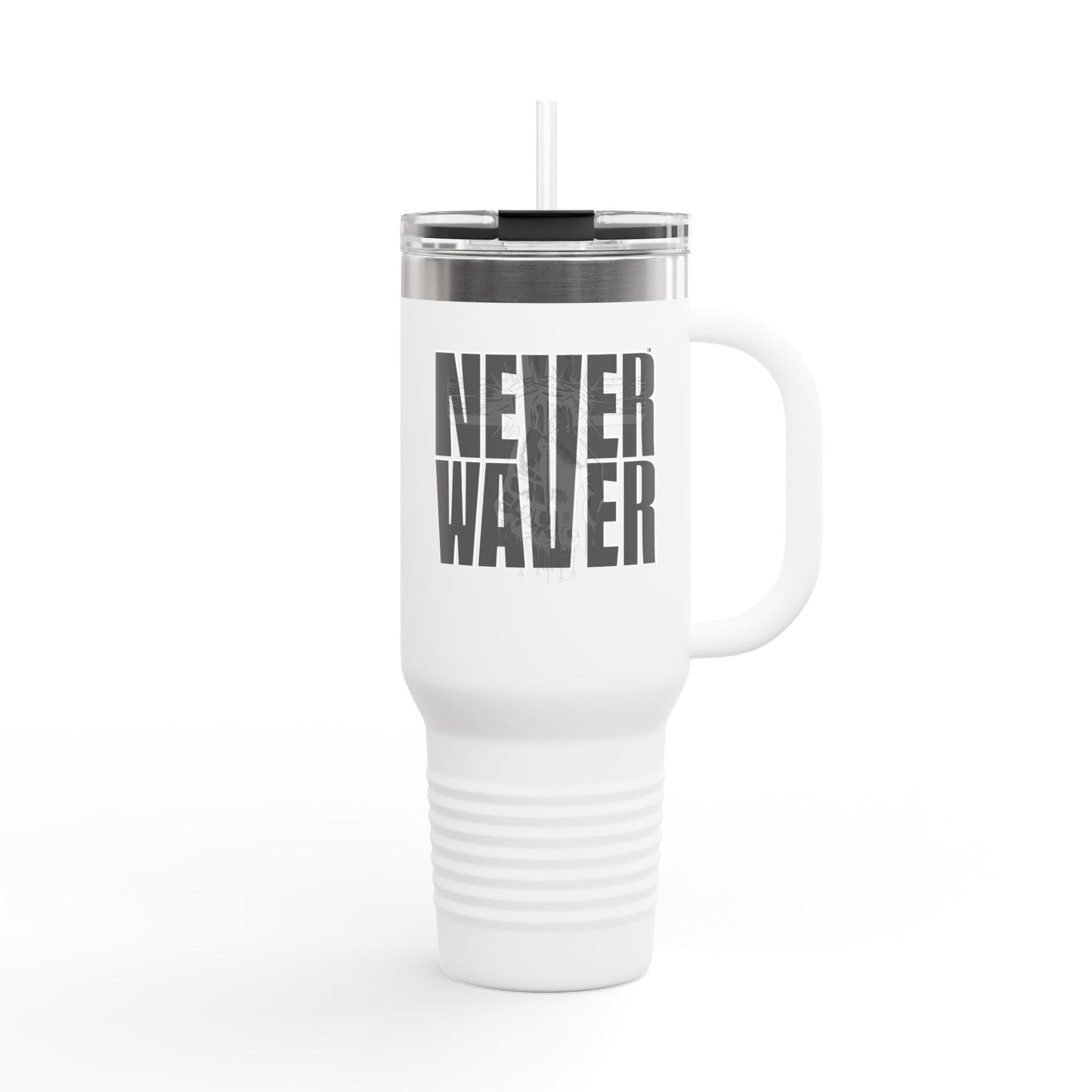 Insulated Travel Mug - "Never Waver Hand of  Jesus