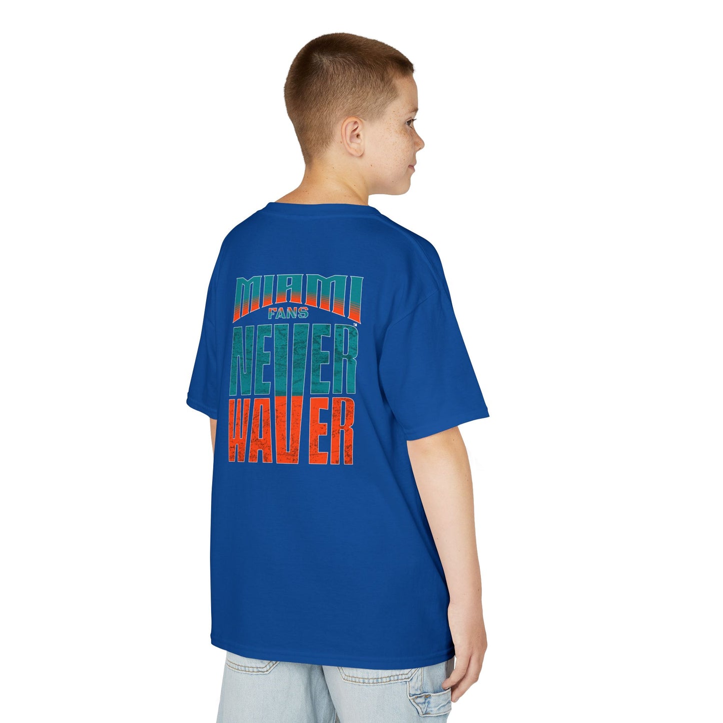 Miami Fans Never Waver Kids Heavy Cotton™ Tee