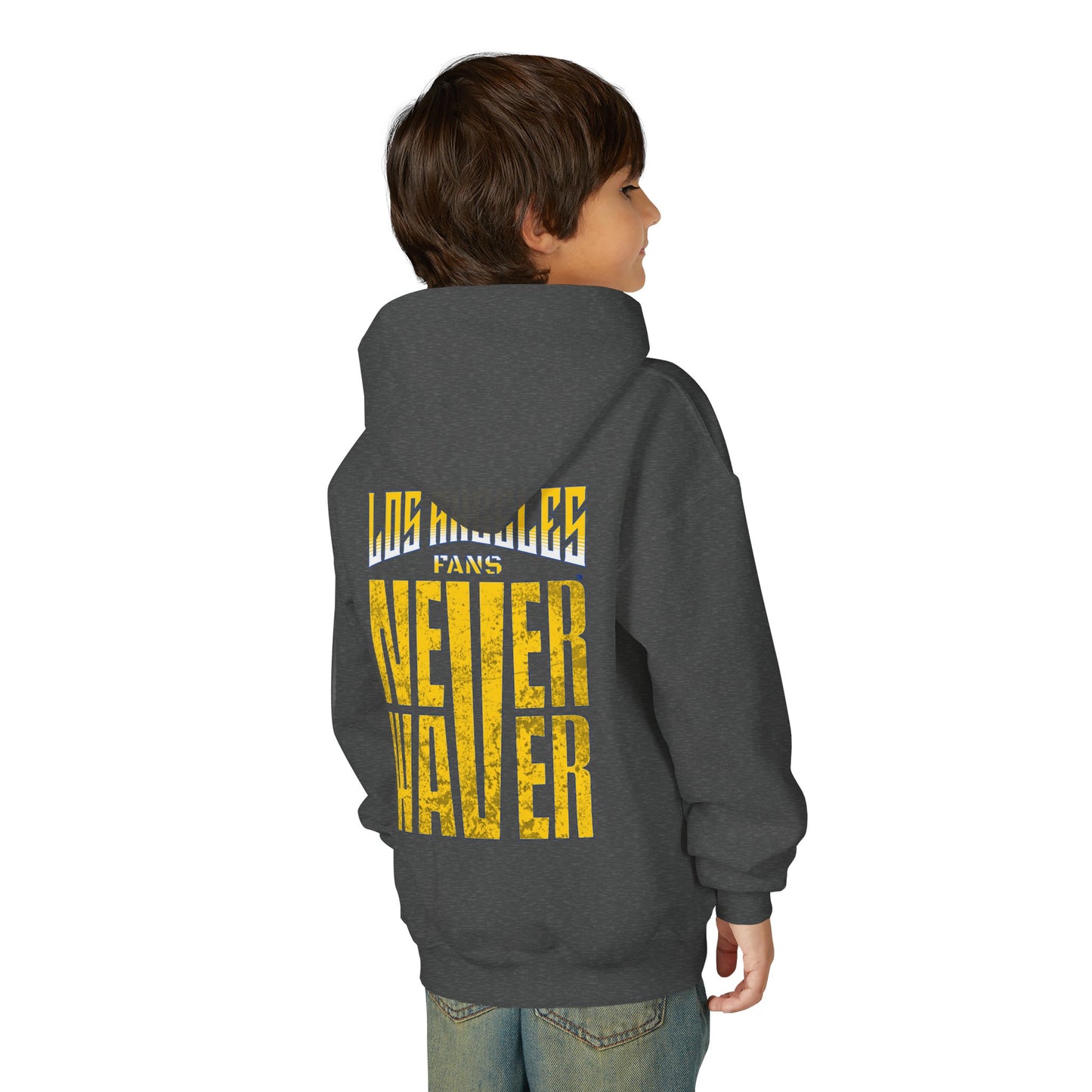 Los Angeles  Fans Never Waver Youth Heavy Blend Hooded Sweatshirt