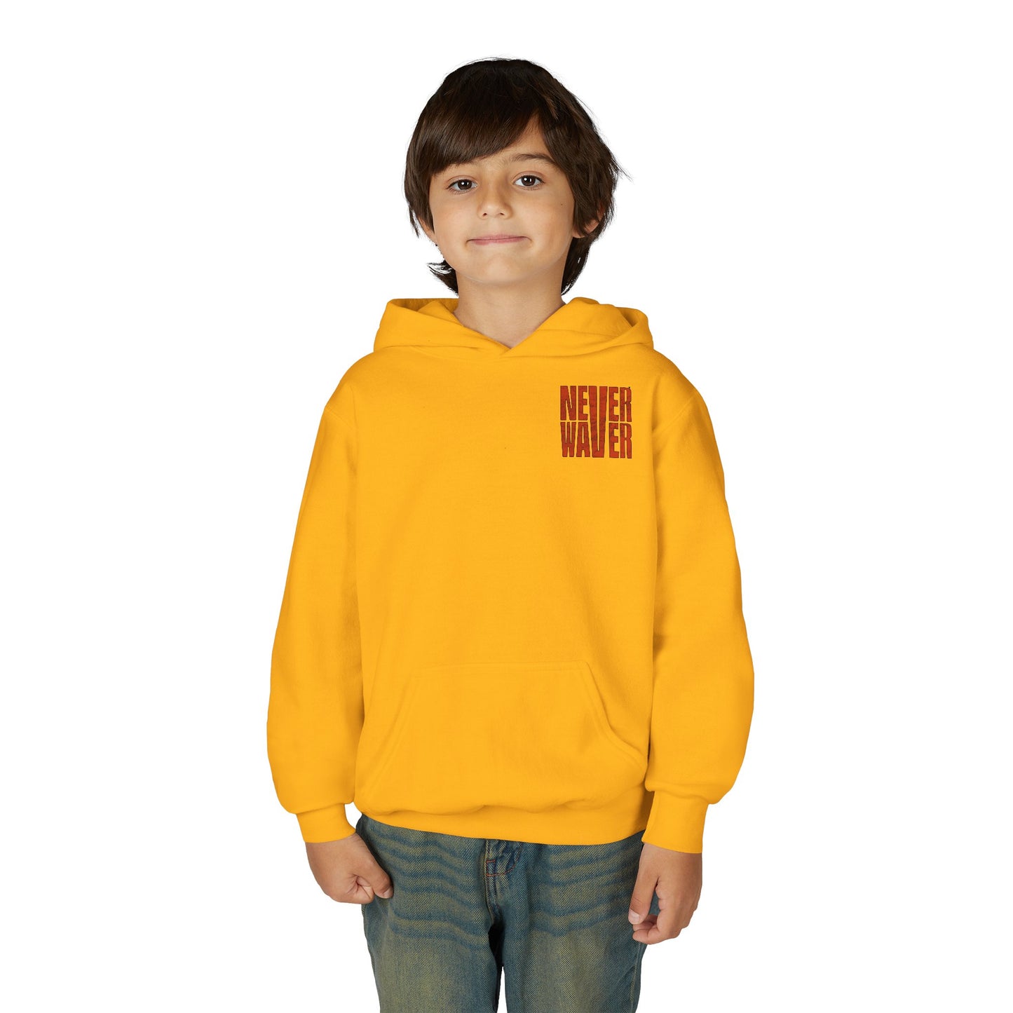 Cleveland Fans Never Waver Youth Heavy Blend Hooded Sweatshirt