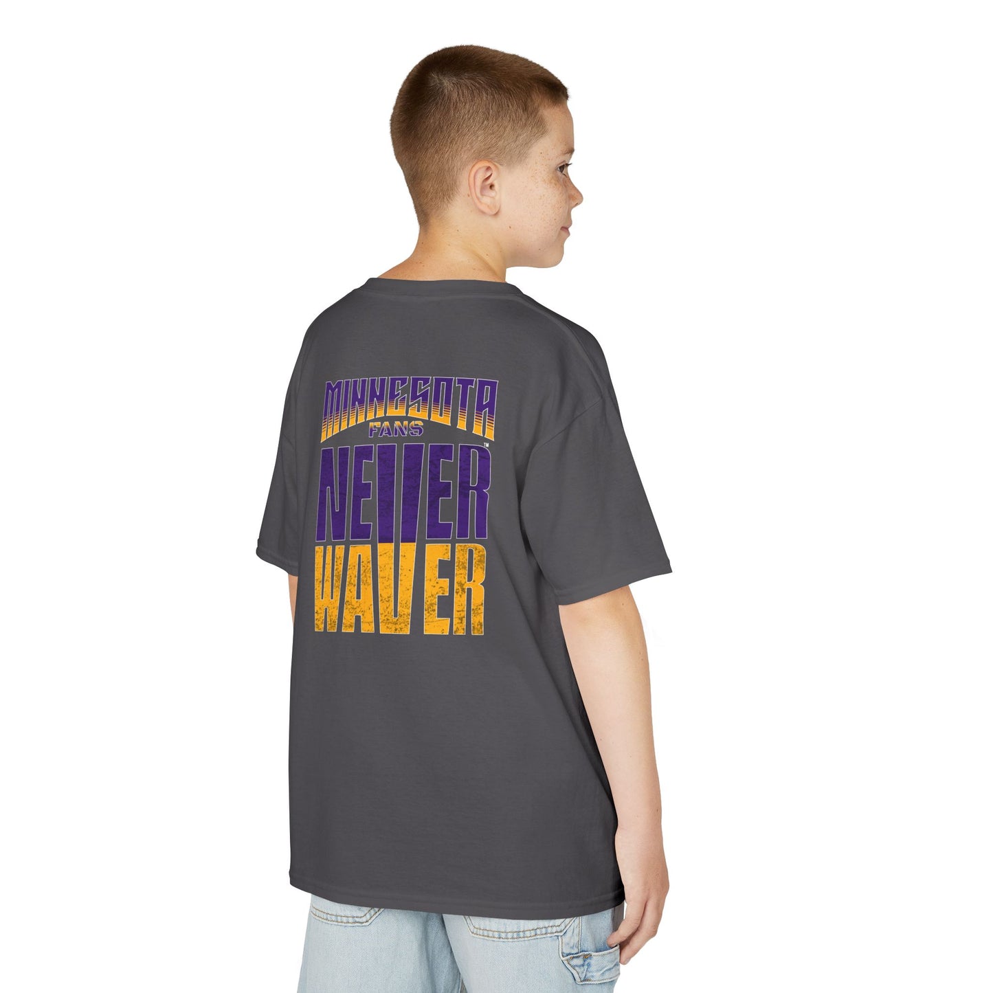 Minnesota Fans Never Waver Kids Heavy Cotton™ Tee