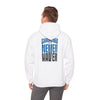 Carolina Fans Never Waver Hooded Sweatshirt | Unisex Heavy Blend™ | Casual Comfort for Fans