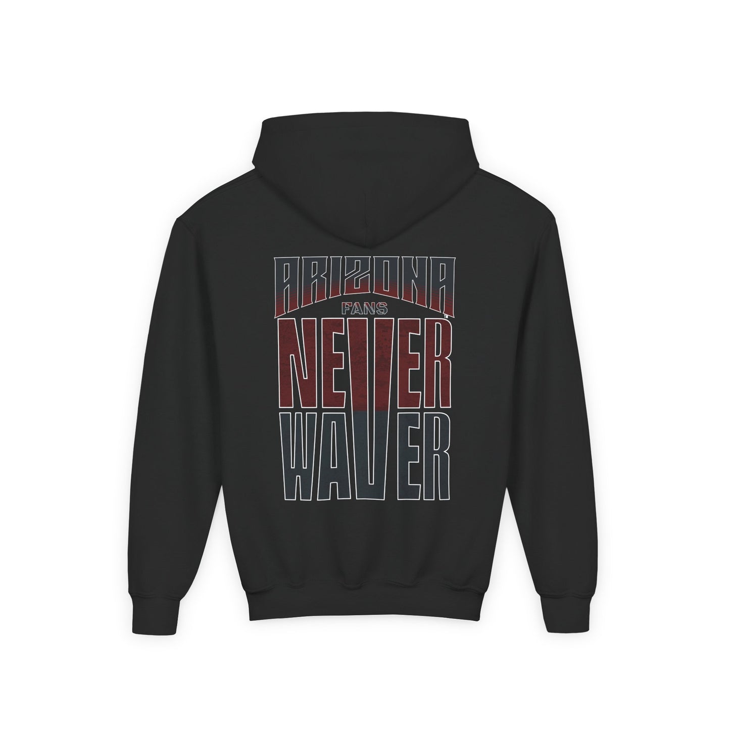 Arizona Fans Never Waver Youth Heavy Blend Hooded Sweatshirt