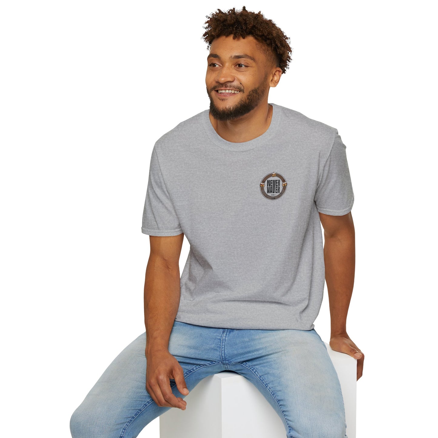 Never Waver Beer Is cheaper Than Therapy  Unisex Soft style T-Shirt