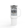 Las Vegas Fans Never Waver W-Leopard Football Insulated Travel Mug, 40oz