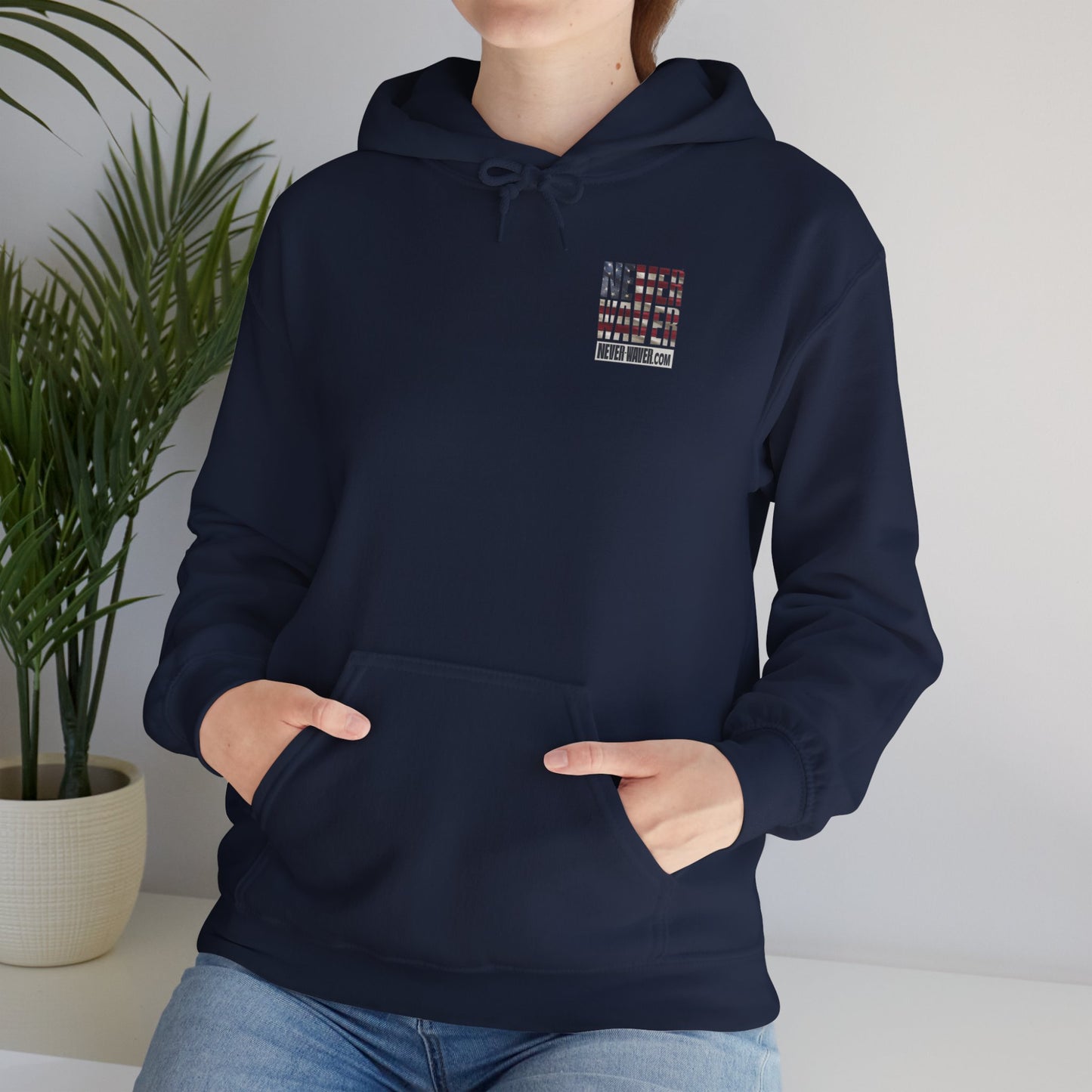 'Never Waver Definition ' Motivational Inspirational Unisex Hoodie