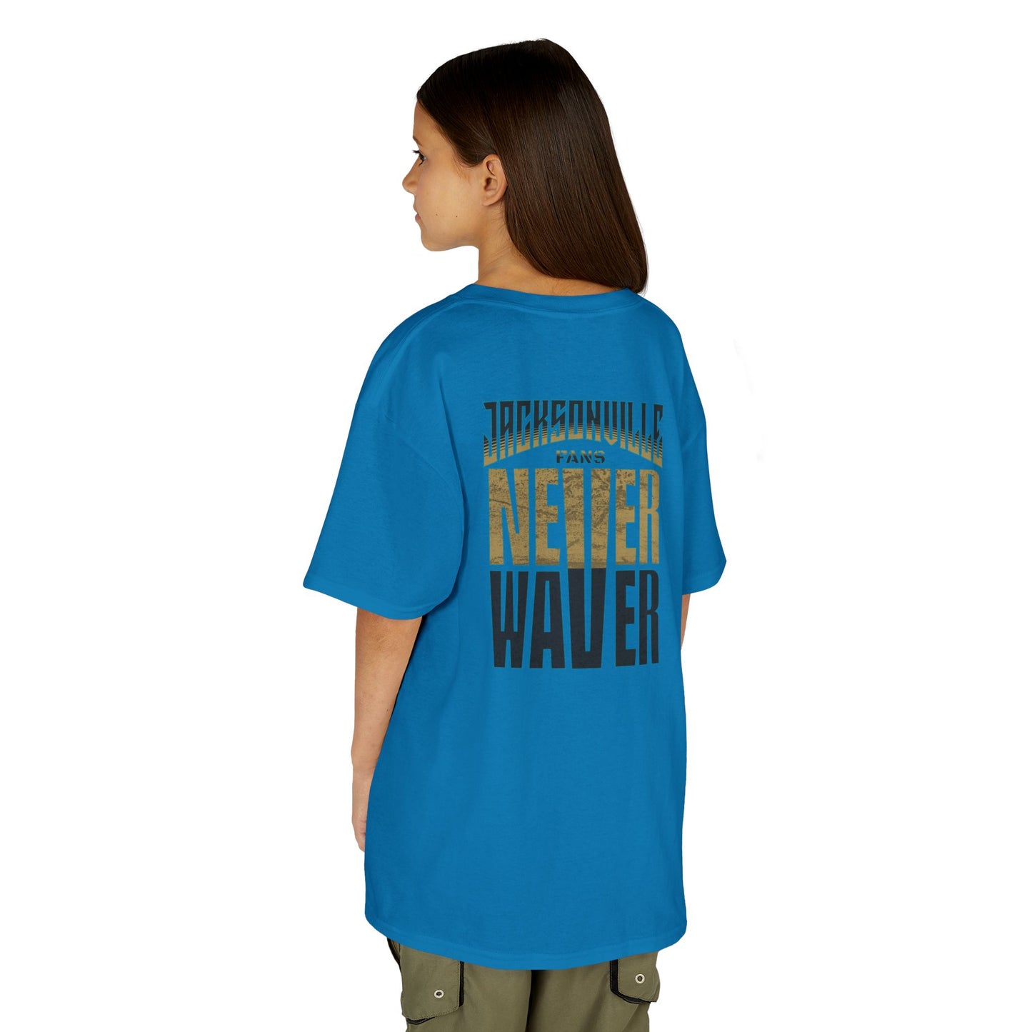 Jacksonville Fans Never Waver Kids Heavy Cotton™ Tee