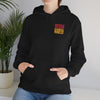 Kansas Fans Never Waver W-Leopard Football Unisex Heavy Blend™ Hooded Sweatshirt