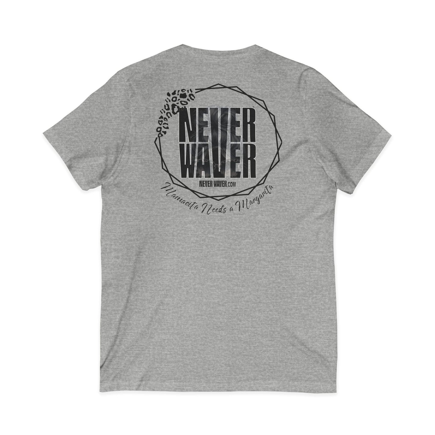 Never Waver Mamacita Needs a Margarita V-Neck Tee for Moms