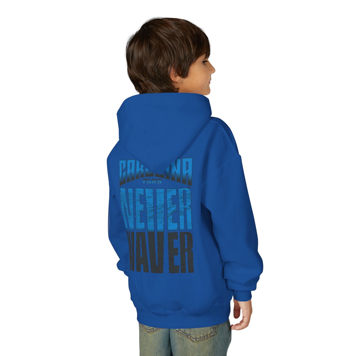 Carolina Fans Never Waver Youth Heavy Blend Hooded Sweatshirt