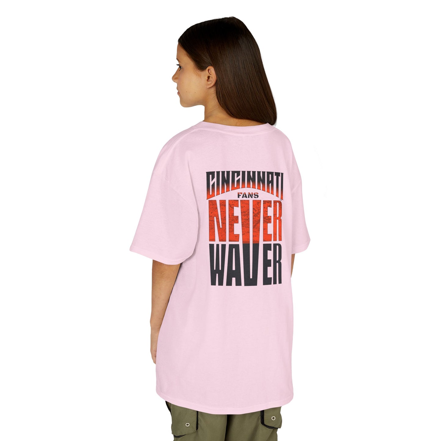 Cincinnati Fans Never Waver Kids Heavy Cotton™ Tee