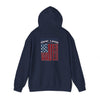 'New York Fans Never Waver' American Flag Design Unisex Heavy Blend™ Hoodie