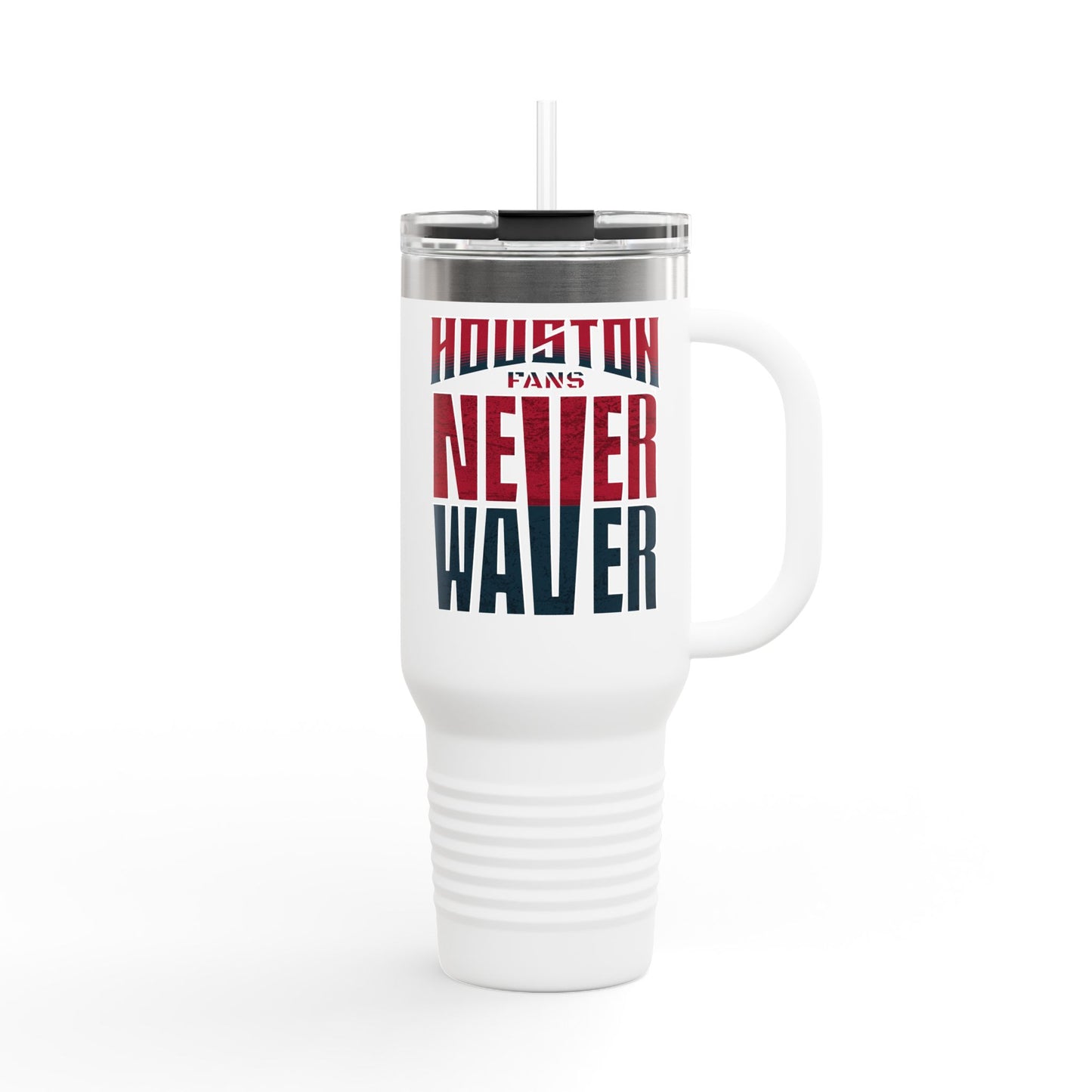 Houston Fans Never Waver Insulated Travel Mug, 40oz