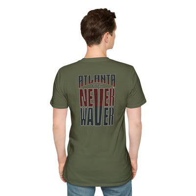 Atlanta Fans Never Waver Unisex Softstyle T-Shirt