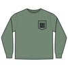 Never Waver Best Buckin' Dad Ever Design Unisex Long Sleeve Pocket T-Shirt -