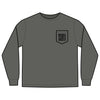Never Waver Best Buckin' Dad Ever Design Unisex Long Sleeve Pocket T-Shirt -