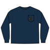 Never Waver Best Buckin' Dad Ever Design Unisex Long Sleeve Pocket T-Shirt -