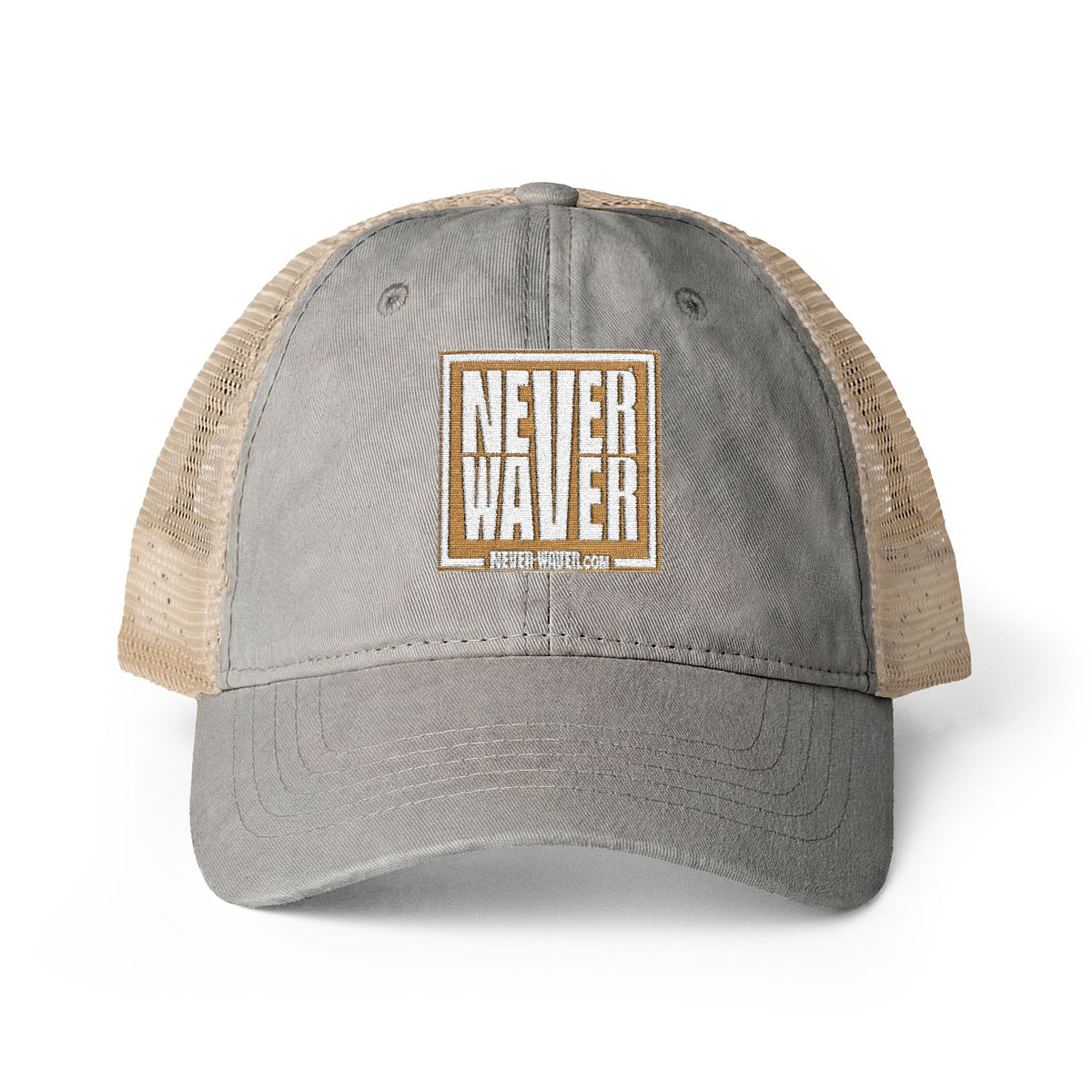 Never Waver Women's Washed Mesh-Back Cap