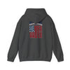 'New York Fans Never Waver' American Flag Design Unisex Heavy Blend™ Hoodie