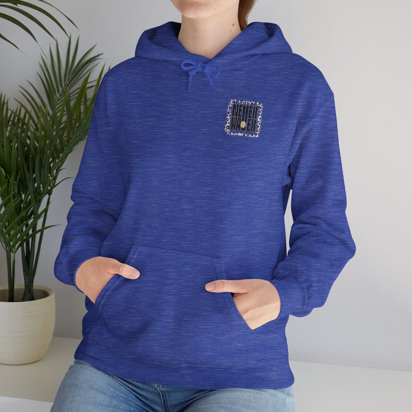NEVER WAVER Be The Light Unisex Heavy Blend™ Hooded Sweatshirt
