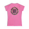 Never Waver Save Water Drink Coffee Women's Soft Style Tee