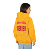 Kansas Fans Never Waver Youth Heavy Blend Hooded Sweatshirt